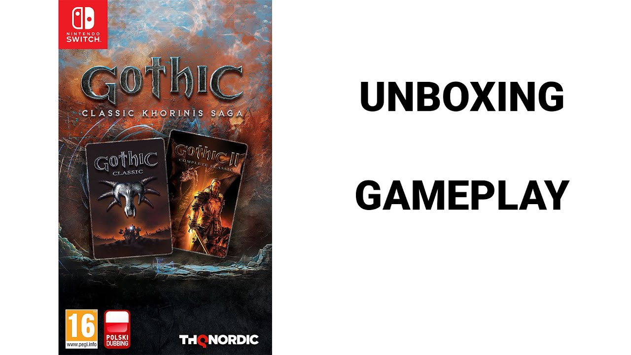 Gothic Classic Khorinis Saga Nintendo Switch - Unboxing i krótki test