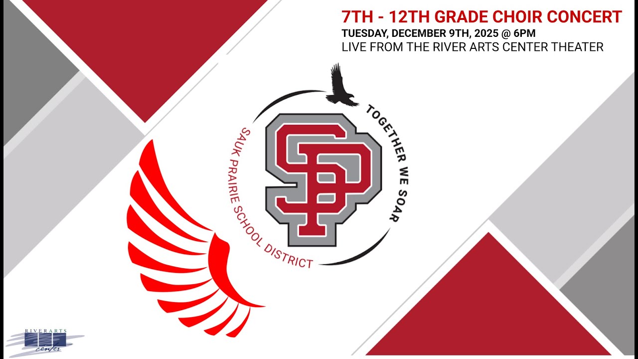 Sauk Prairie Music 7th - 12th Grade Choir Concert