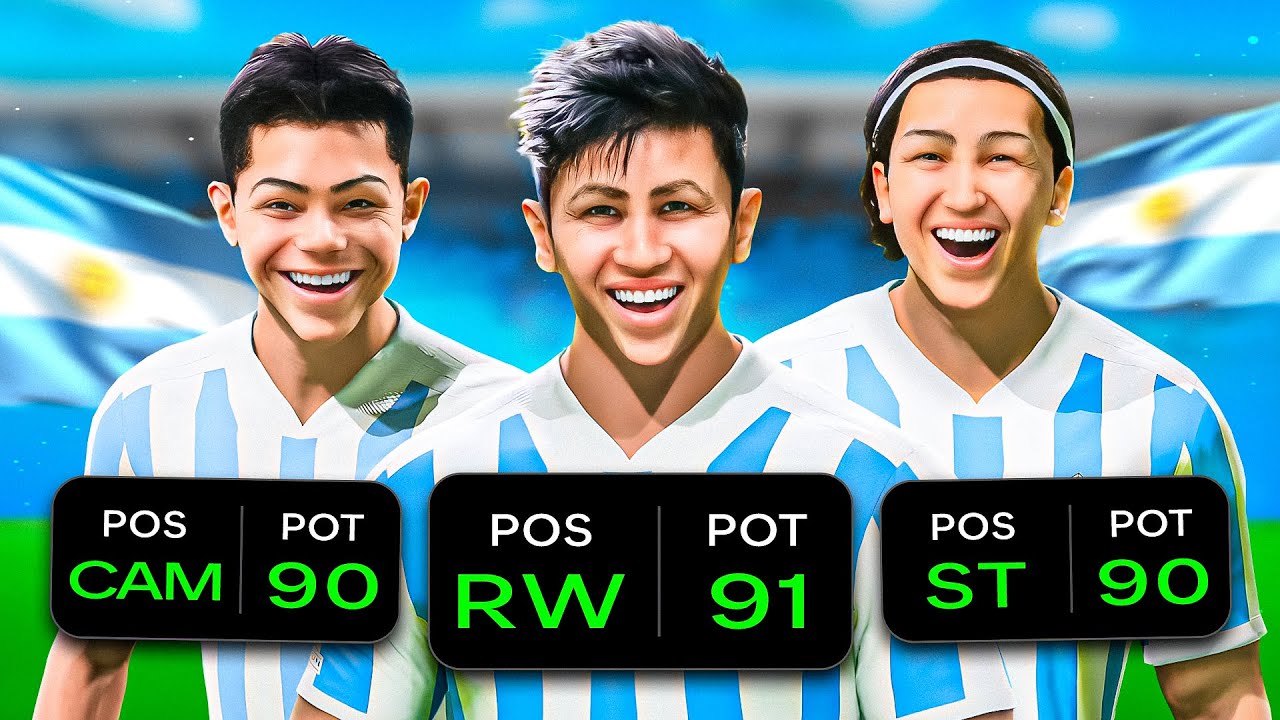 I Rebuild With ARGENTINA Youth Academy Only & Found The Next Messi!