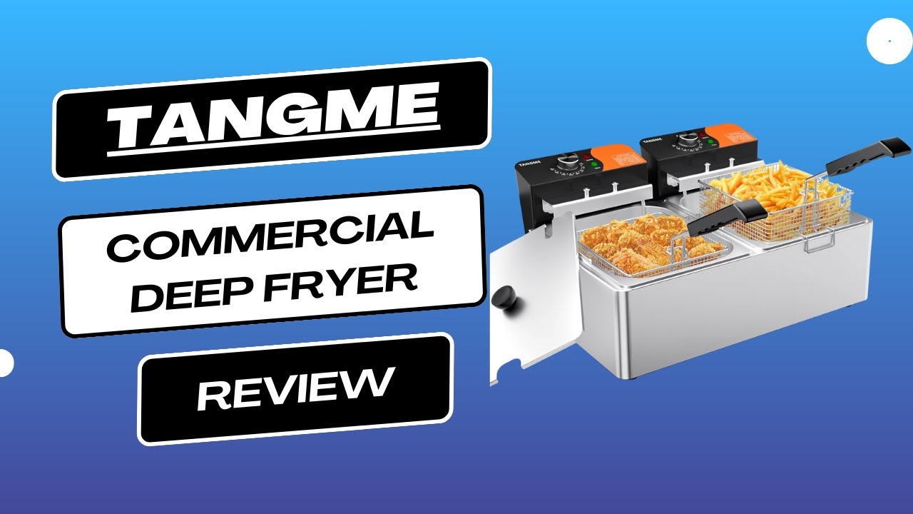 TANGME Commercial Deep Fryer Review | Restaurant Power at Home!