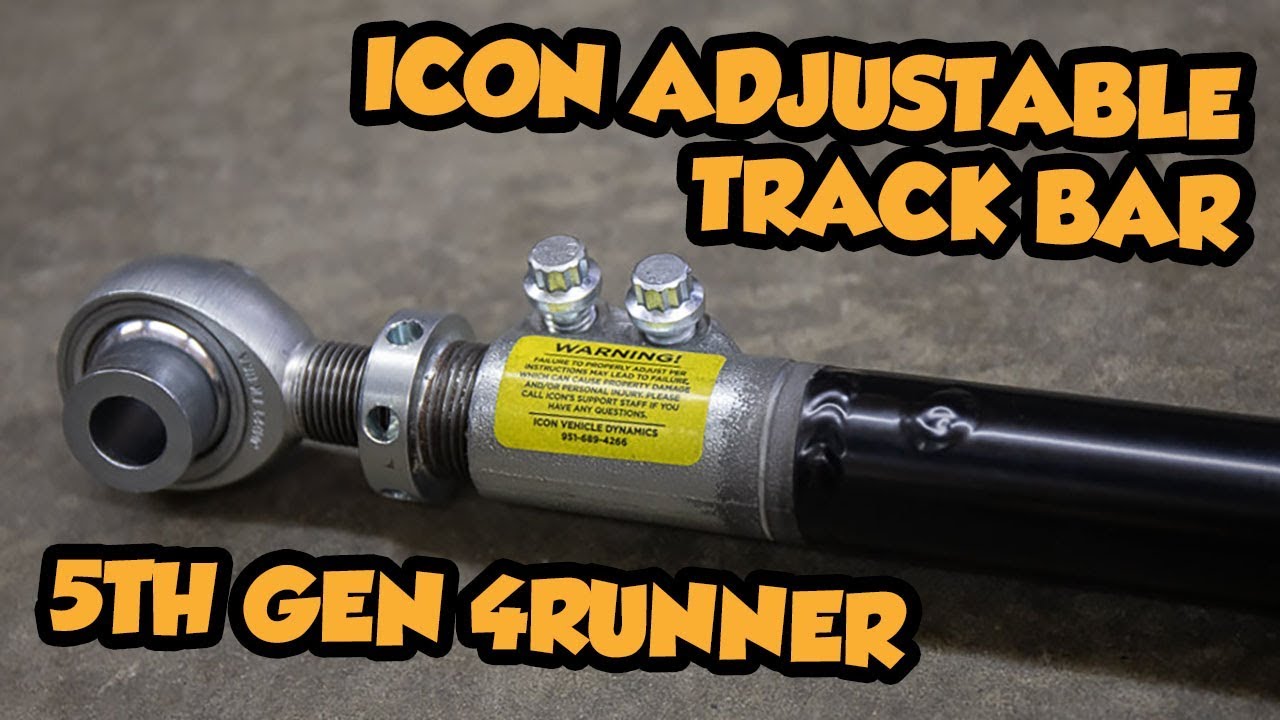 Installing an Icon Adjustable Track Bar on a 5th Gen 4Runner