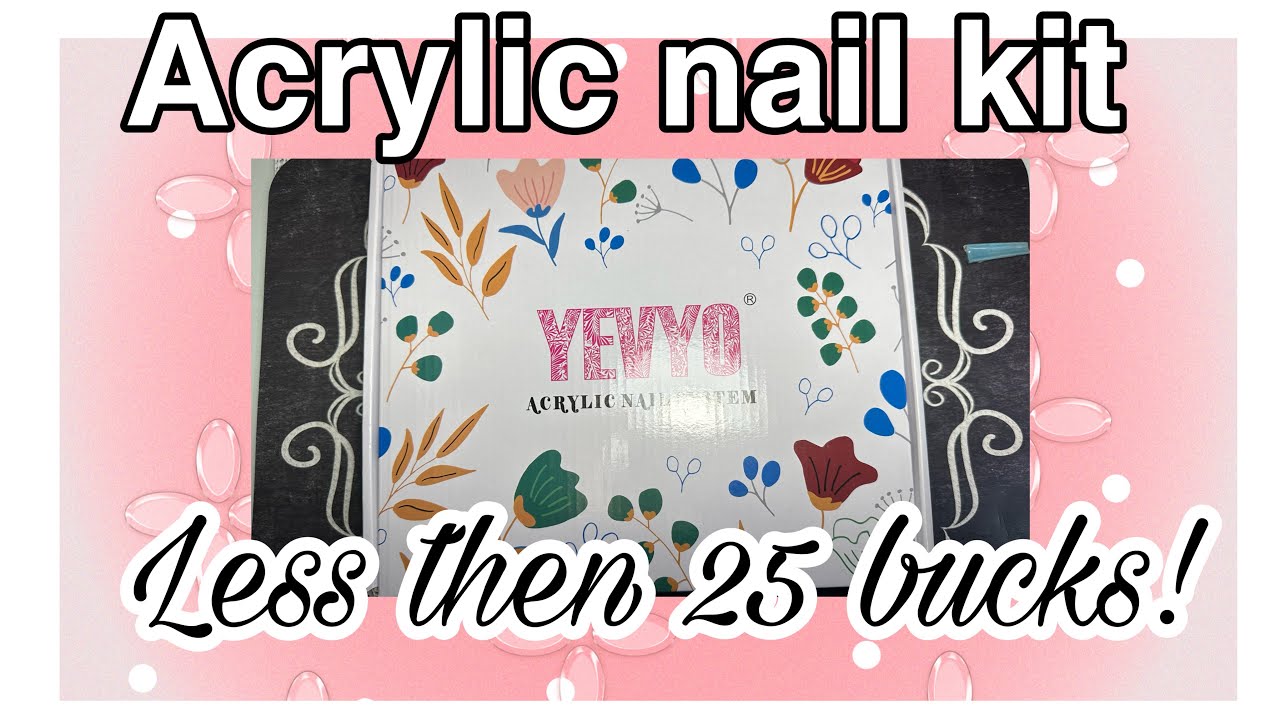PR YEVYO Acrylic Nail Kit. Let’s Unbox and Review. Beginner’s Friendly.