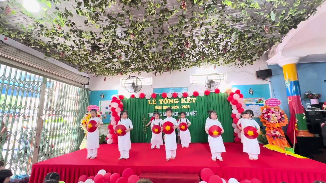 Múa mầm non - Một vòng Việt Nam , Trường MN Nam Việt, Tân Phong, Biên Hoà, Đồng Nai.