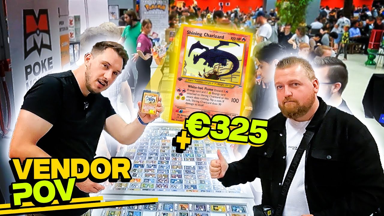 Vendor POV | Pokégarden Dag 2 | Man TRADE zijn CHARIZARD in voor €325!