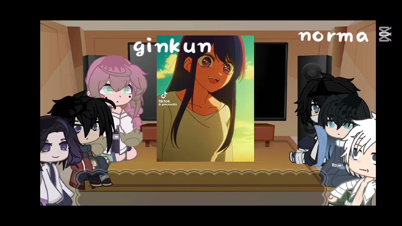 Hashiras(some) react to y/n as Ai hoshino 