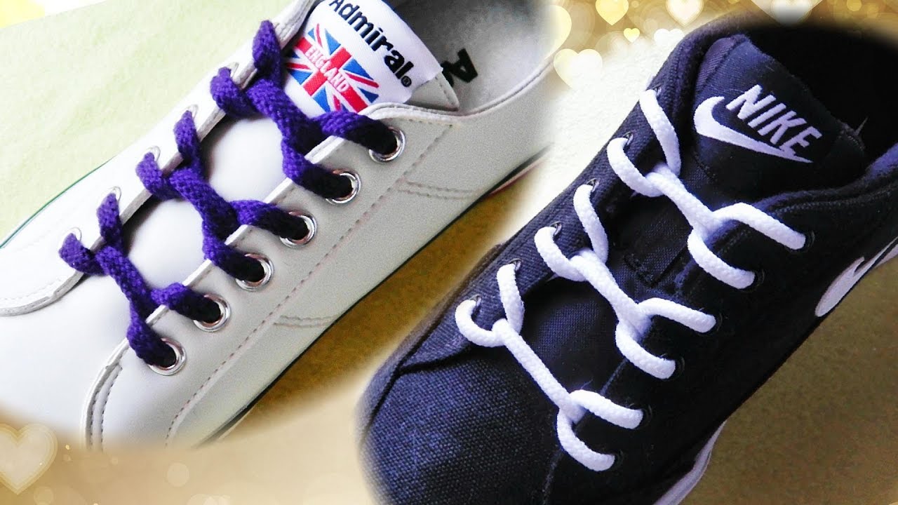 〔靴紐の結び方〕スパナが並んでるみたいになる靴ひもの通し方　how to tie shoelaces 〔生活に役立つ！〕