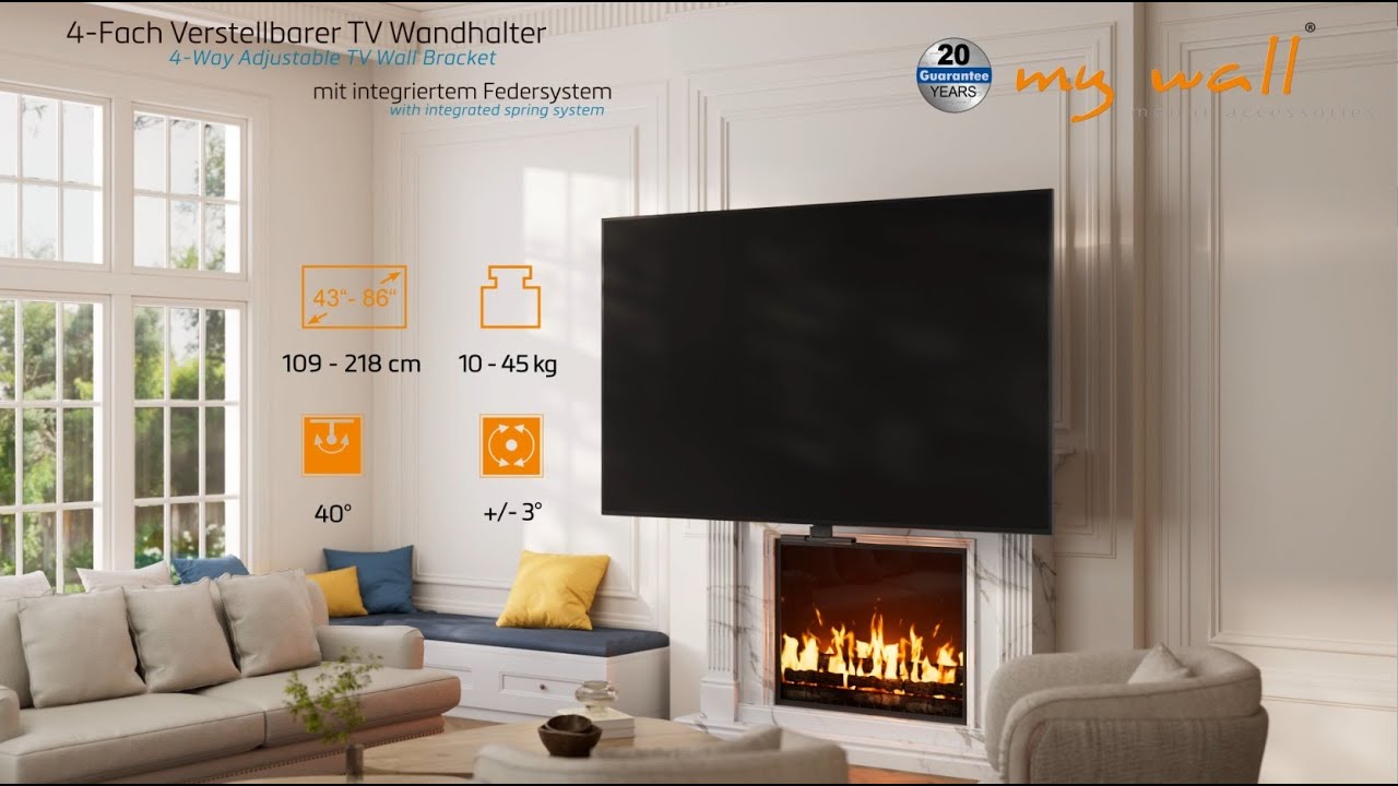 4-fach verstellbare TV Wandhalterung - HP56L