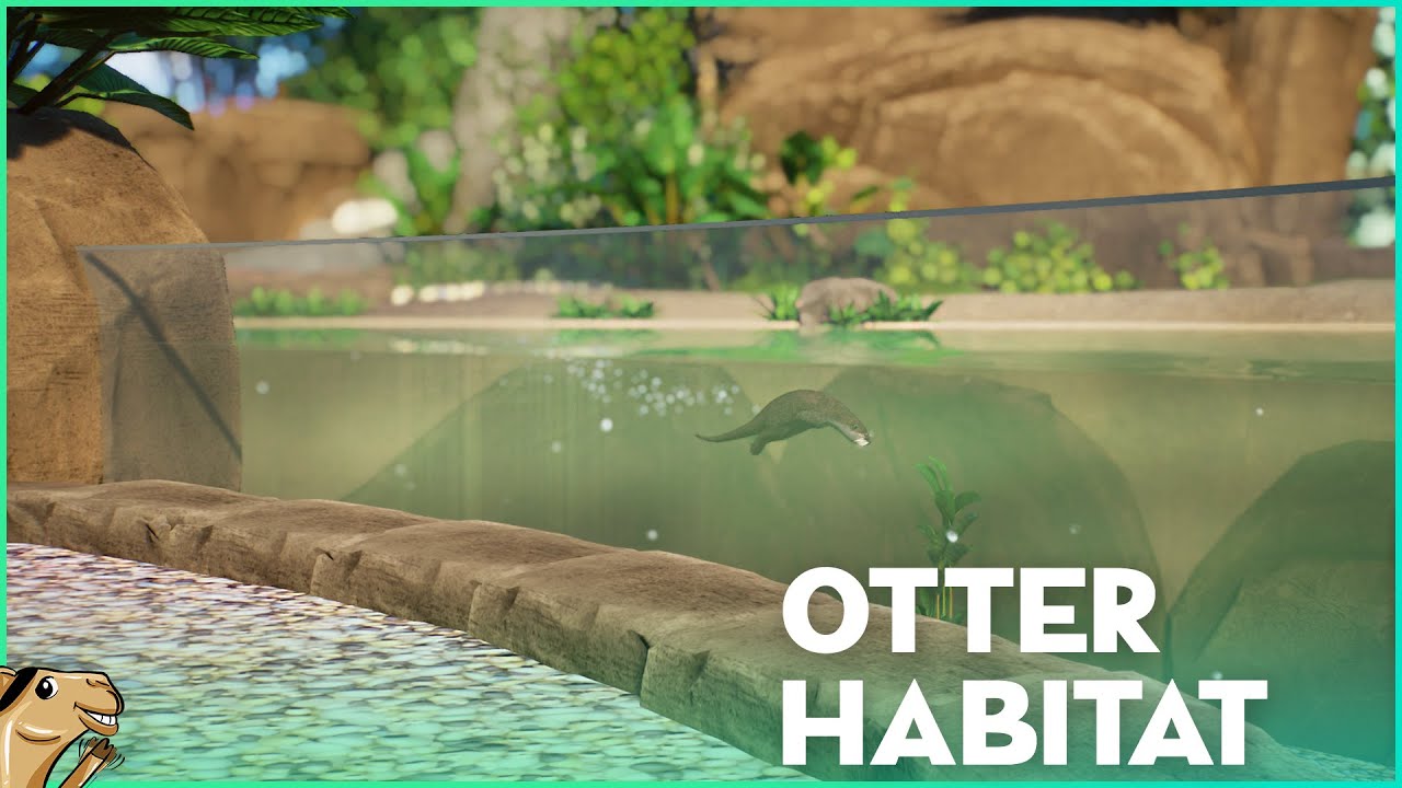A real paradise for small Otters - Realistic Habitat - Planet Zoo Speedbuild