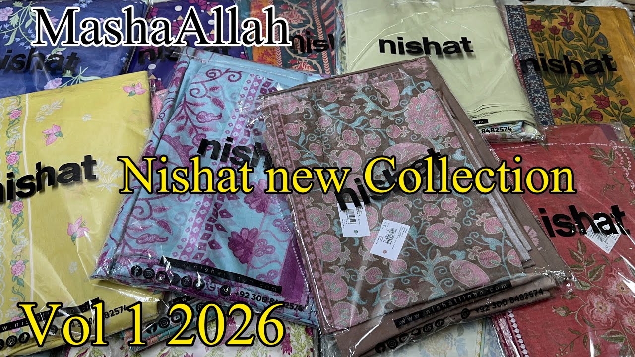 Nishat New Collection 2026 💕 Nishat New Freedom To Buy ❤️