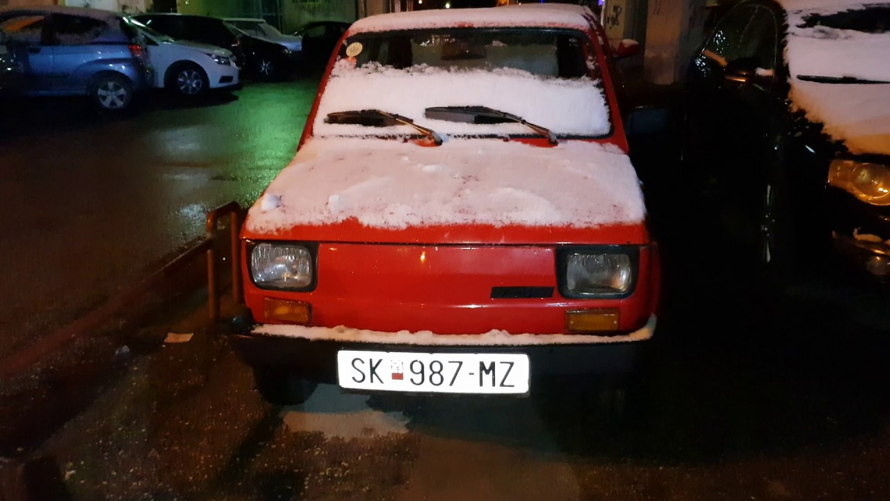 Polski Fiat 126p / Maluch cold start