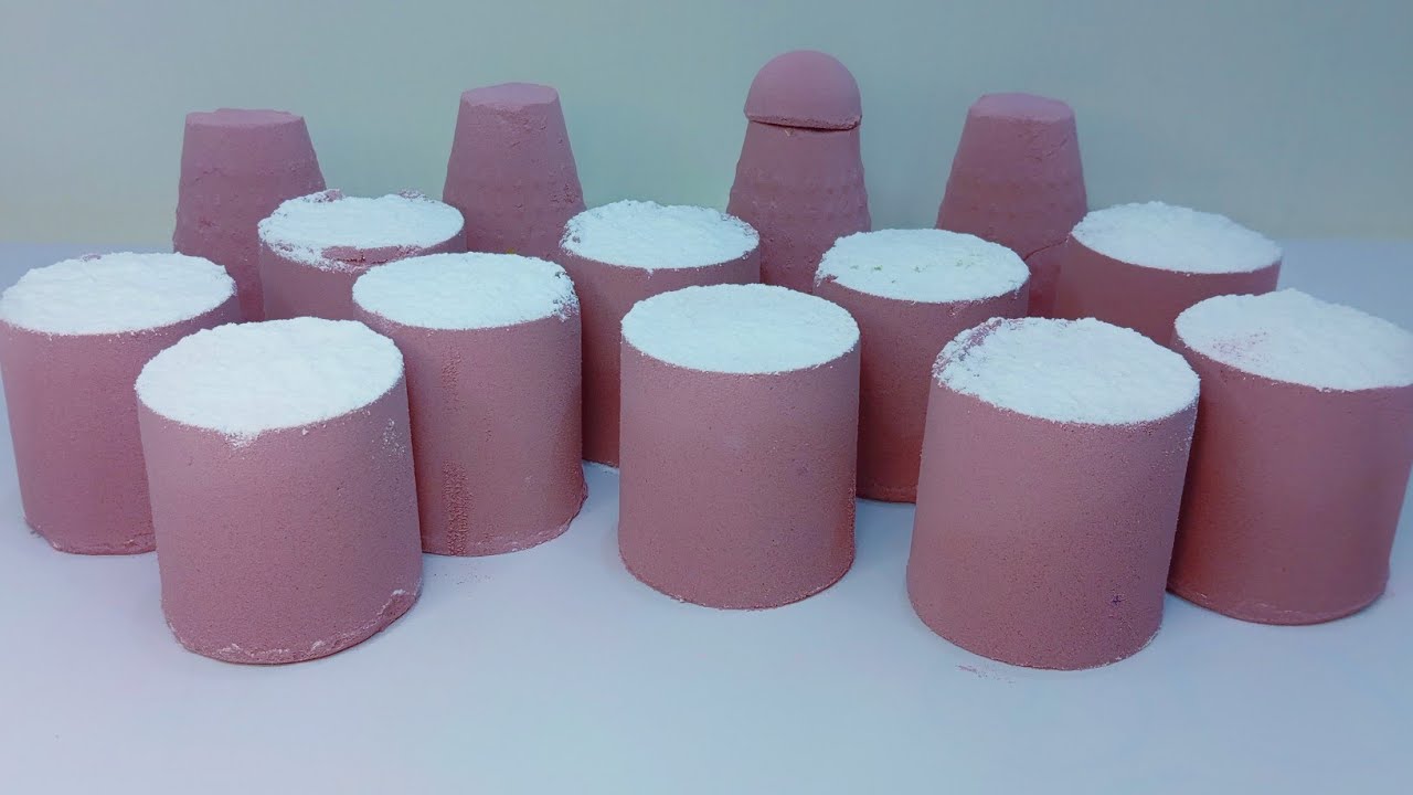  baking soda Asmr curnchy | cilnder&cones Curshing | soda Asmr #gymchalk 