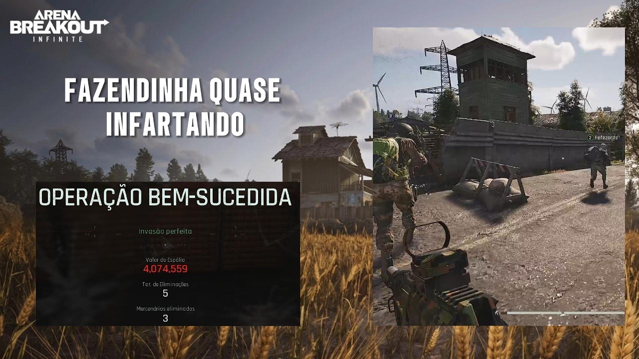 ARENA BREAKOUT INFINITE - Saindo no último segundo bunas demais!