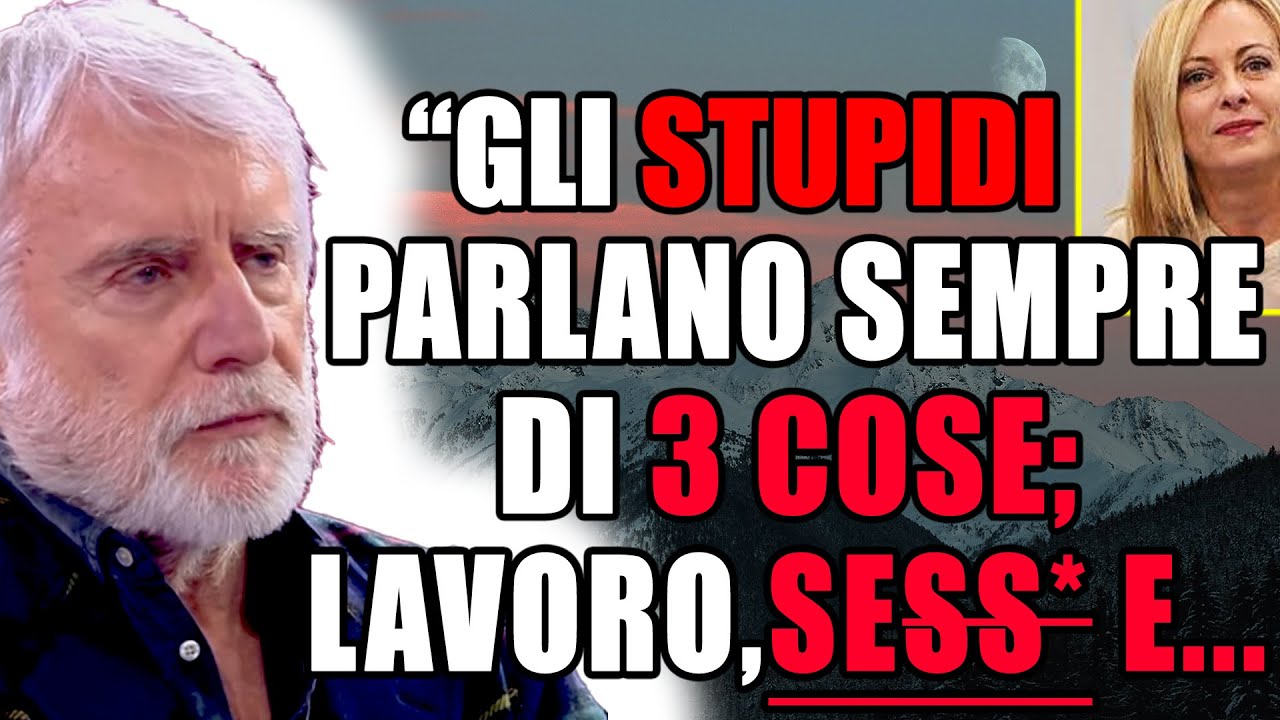 Crepet ha appena fatto il MIGLIOR DISCORSO DEL 2023!(sbalorditivo e Magnifico)Paolo