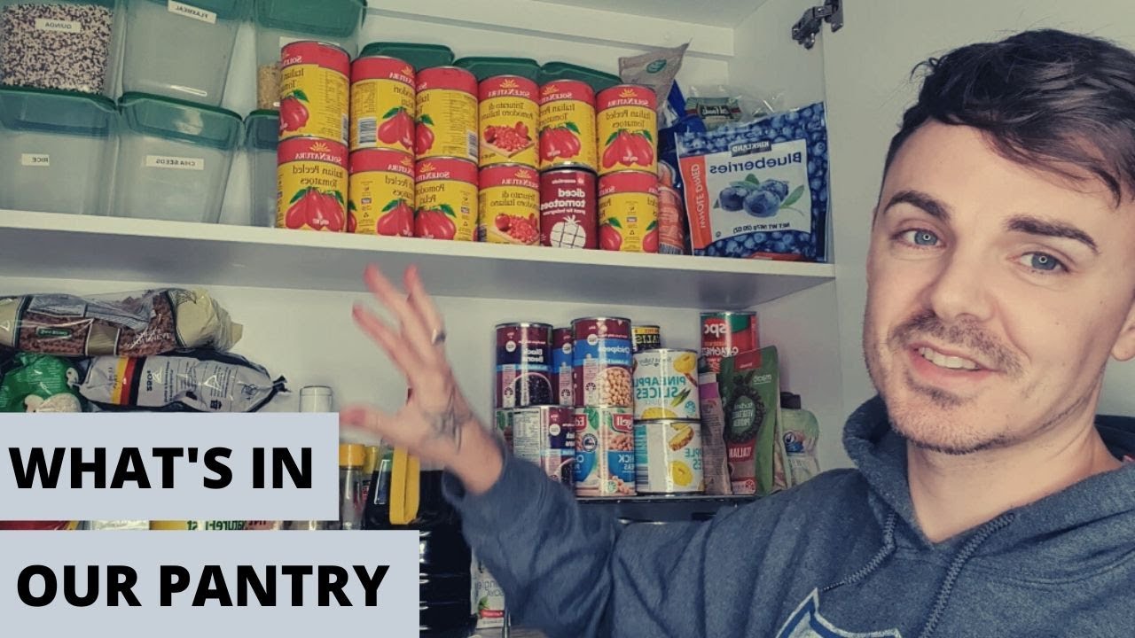 FRIDGE & PANTRY TOUR READY FOR ISOLATION | Vegan Kitchen Tour