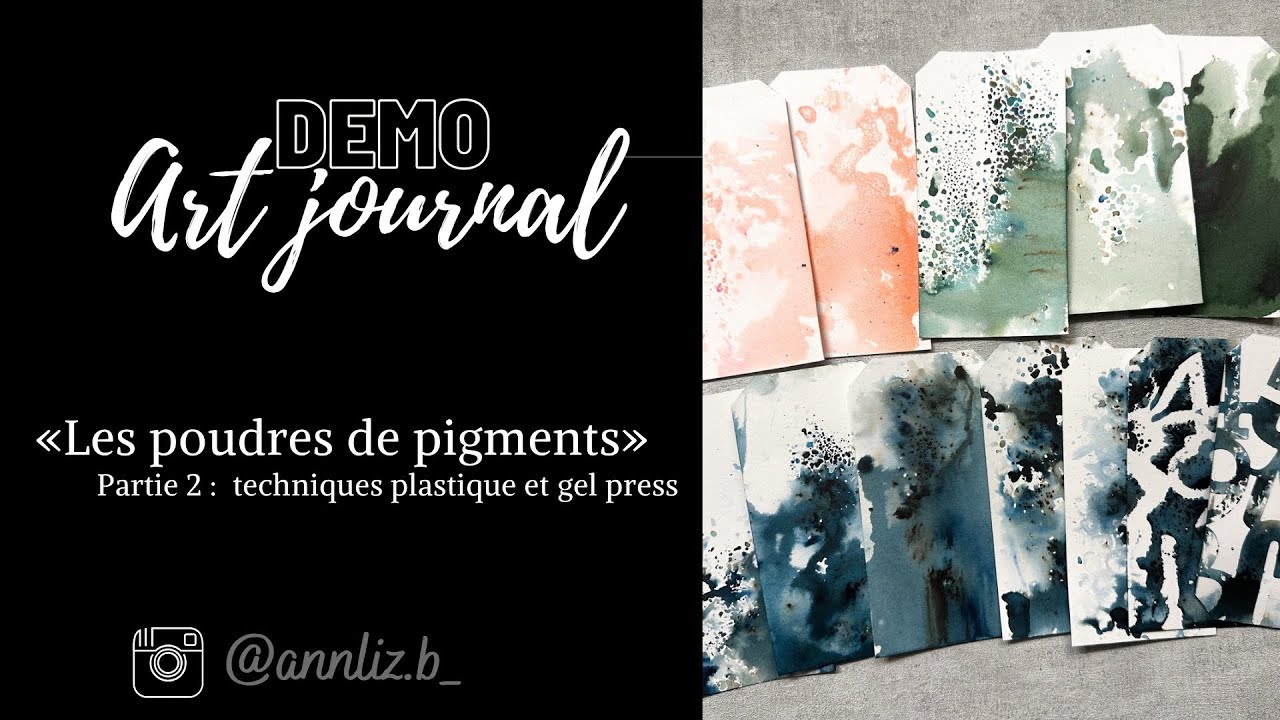 Comment utiliser les poudres de pigments ? Partie 2 (plastique, gel press et masque)