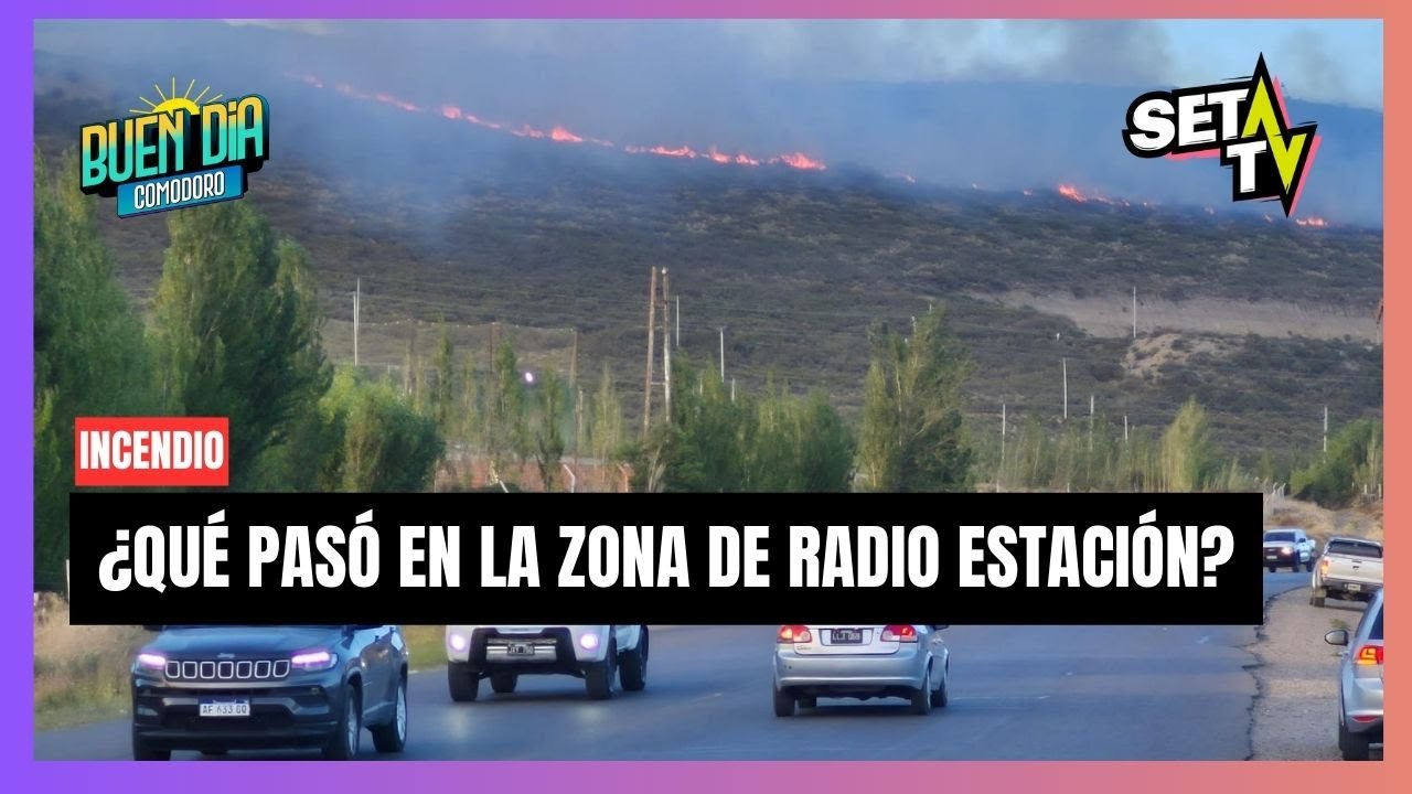 BOMBEROS TRABAJARON EN UN INCENDIO EN LA ZONA DE RADIO ESTACIÓN