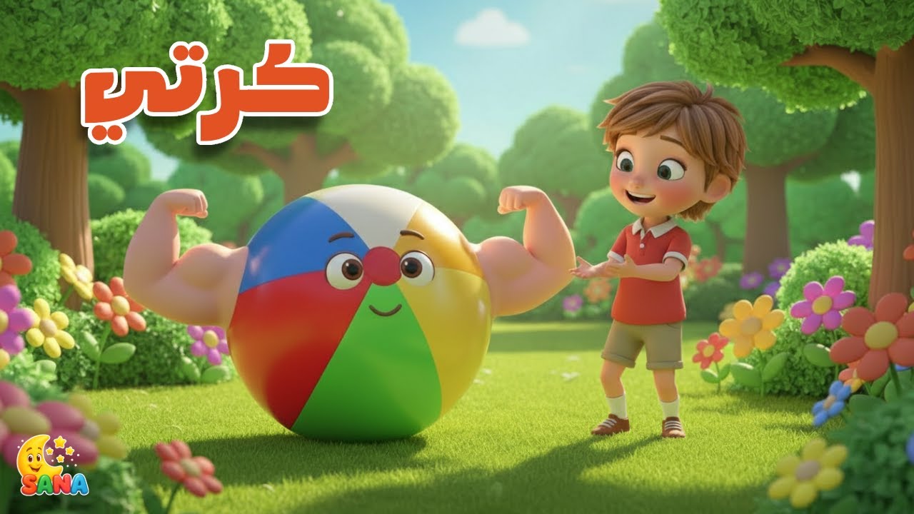 أنشودة كرتي وعصفوري | أنشودة تعليمية للأطفال 🧠✨