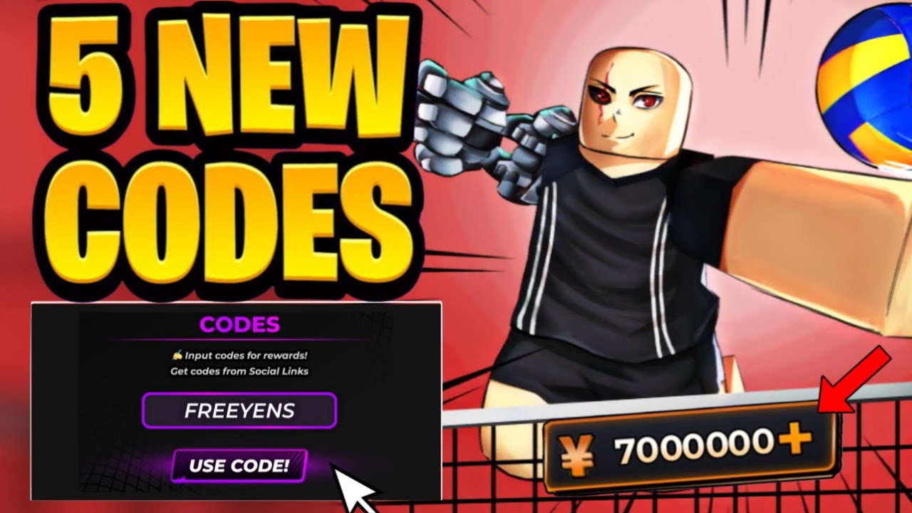 *НОВЫЕ* Все рабочие коды ОБНОВЛЕНИЯ 80 ДЛЯ VOLLEYBALL LEGENDS | КОДЫ ROBLOX VOLLEYBALL LEGENDS