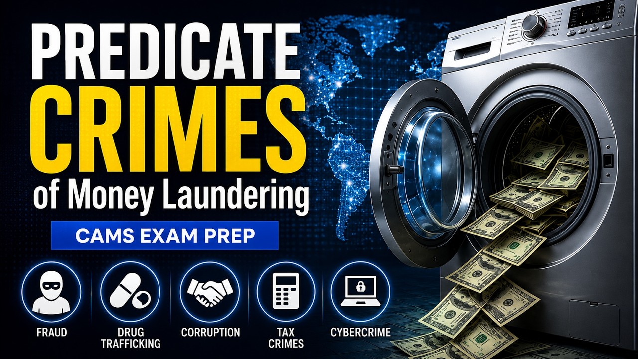 Predicate Crimes of Money Laundering | CAMS Exam Prep
