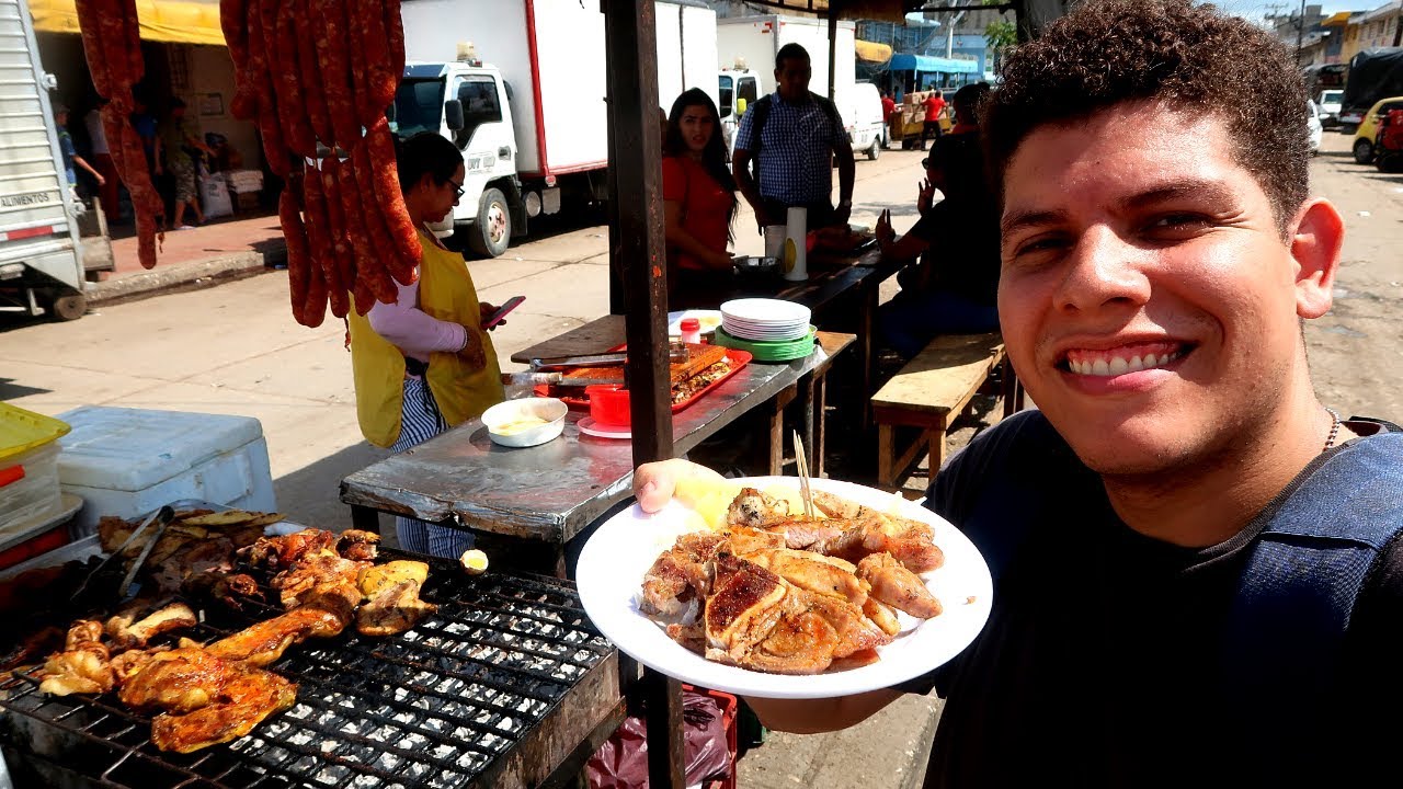 Probando COMIDA DE MERCADO en BARRANQUILLA 😎 Mercado Publico