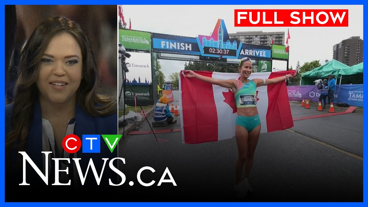Тысячи участников забега на улицах Оттавы | CTV News Ottawa в шесть часов, воскресенье, 24 мая 20...