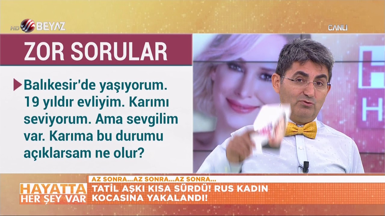 Karımı seviyorum ama sevgilim var ne yapmalıyım /  ZOR SORULAR / Canten Kaya HD