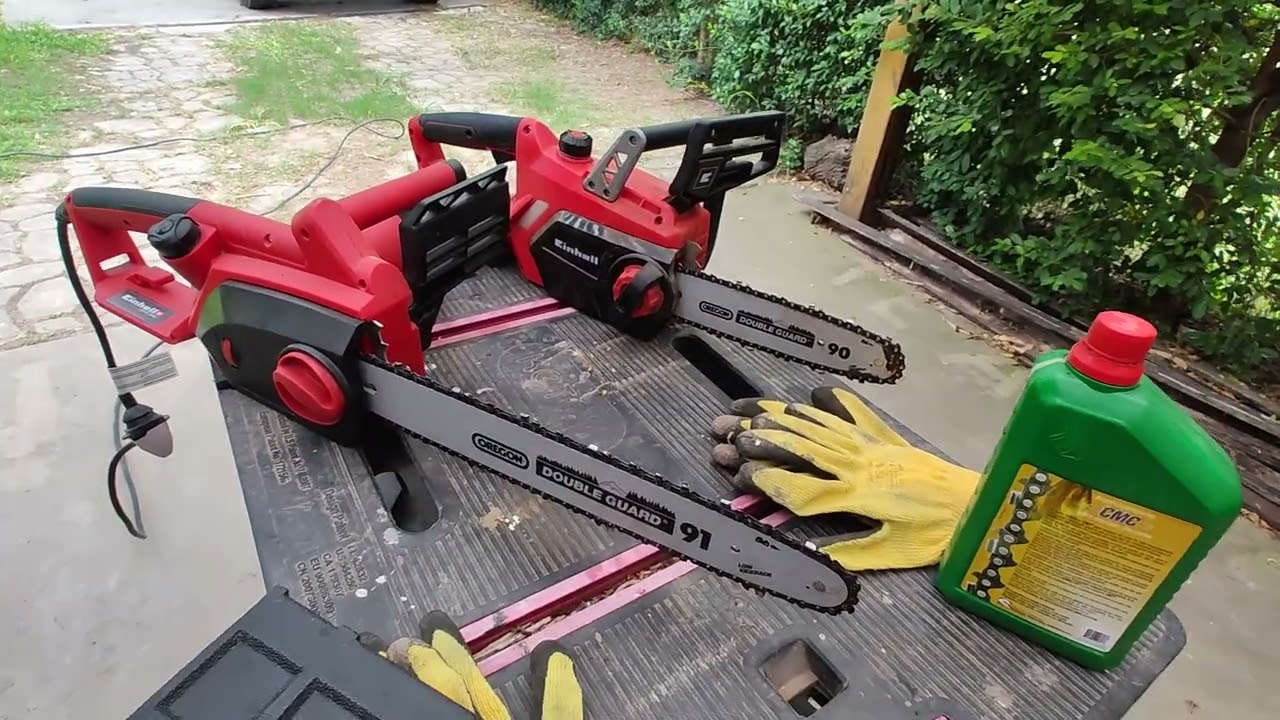 Probando electrosierra Einhell (inalambrica y de 220v)