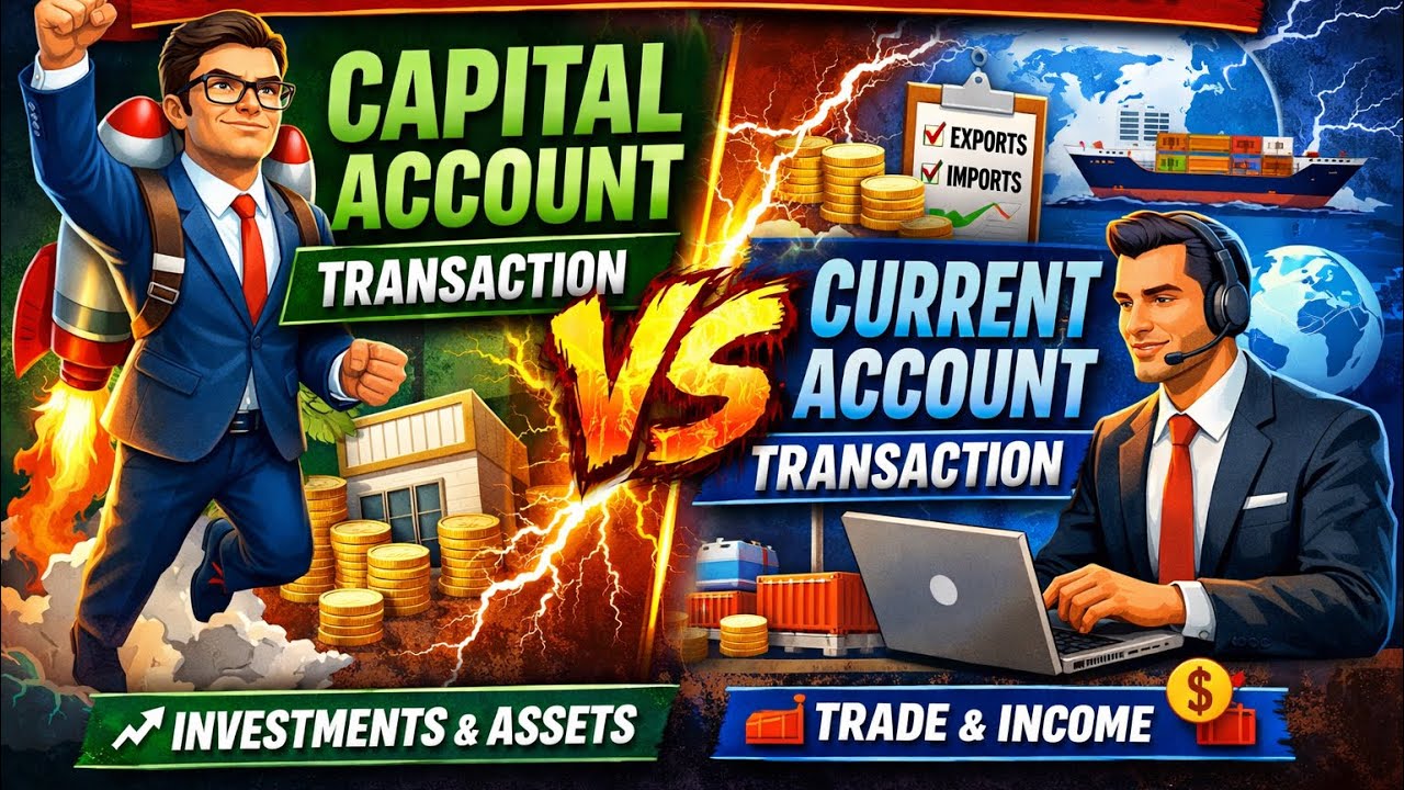 Capital account transactions vS CURRENT account transactions for startup founders.