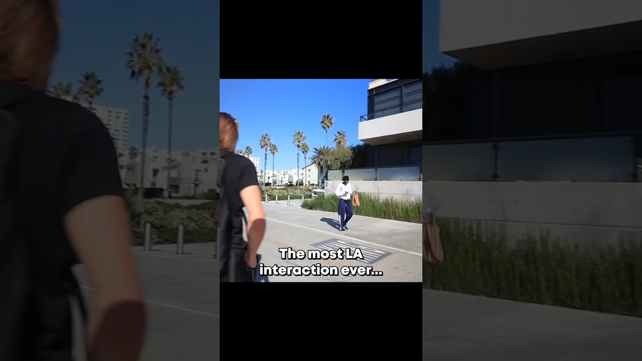 The most LA interaction ever&hellip; 🇺🇸🌍☀️ #travel #losangeles #interaction
