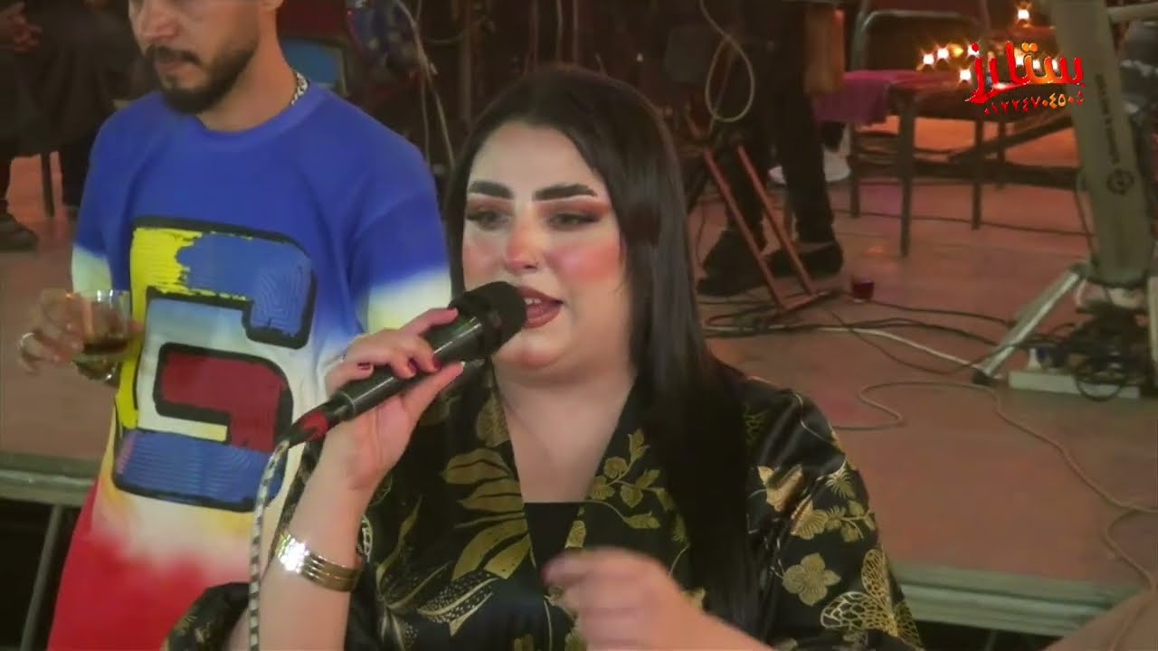 فاطمه ابراهيم والموسيقار حماده العجوز فرحة اللمبي مليونية اولاد ابو صبيح