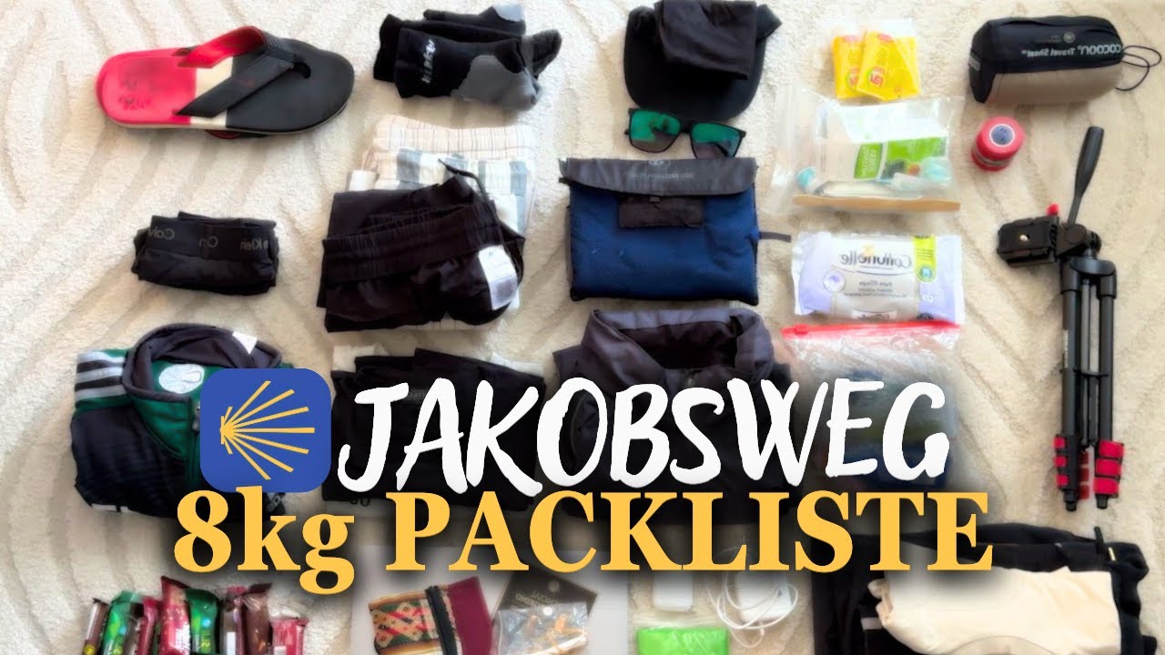 WAS du WIRKLICH (nur) brauchst! ✅ | JAKOBSWEG PACKLISTE 2026 | + PDF Download