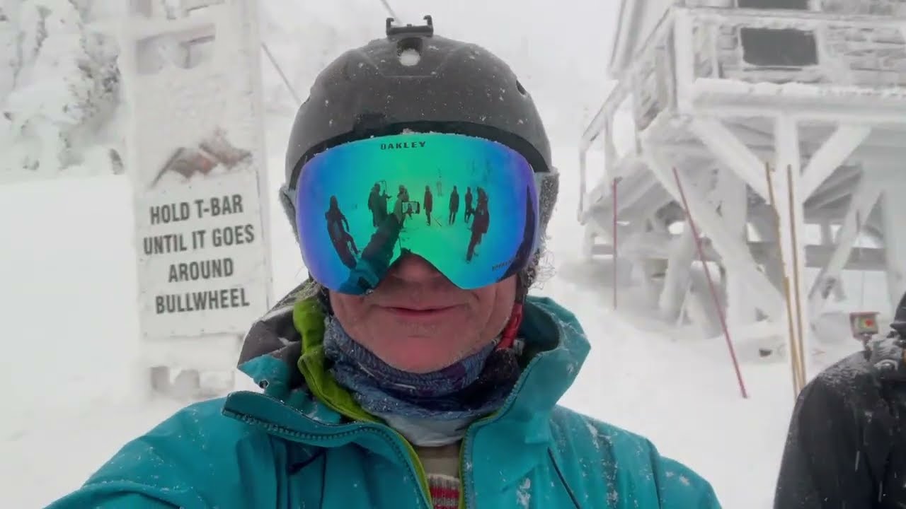 Mount Cain season begins. Day 2. We Ride The Storm :) Dec 22 2025