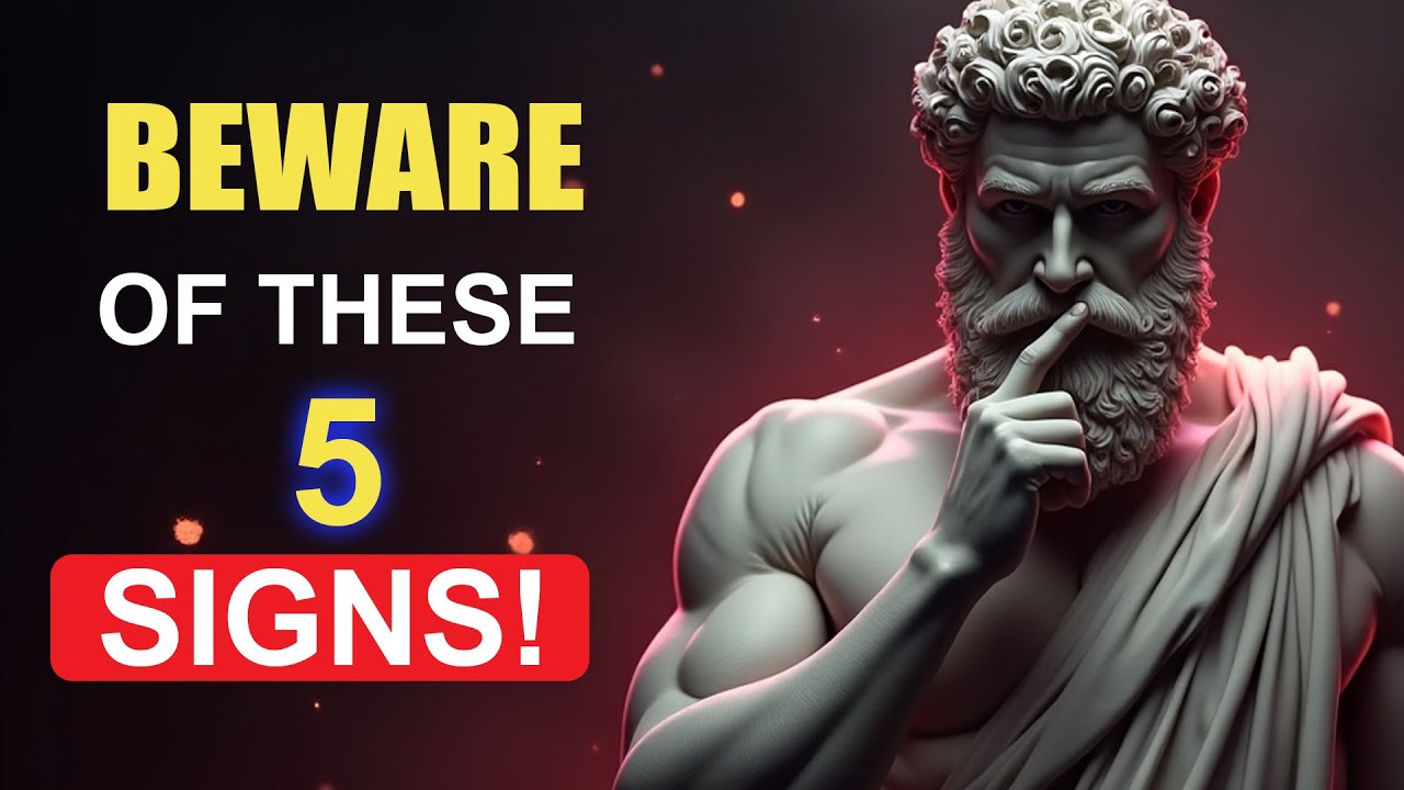 BEWARE of These 5 SIGHS | Signs of TRULY Wicked People | How to PROTECT Yourself | The Stoic Lens