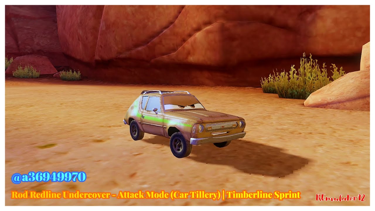 Cars 2 The Video Game | Rod Redline Undercover - Attack Mode (Car Tillery) | Timberline Sprint