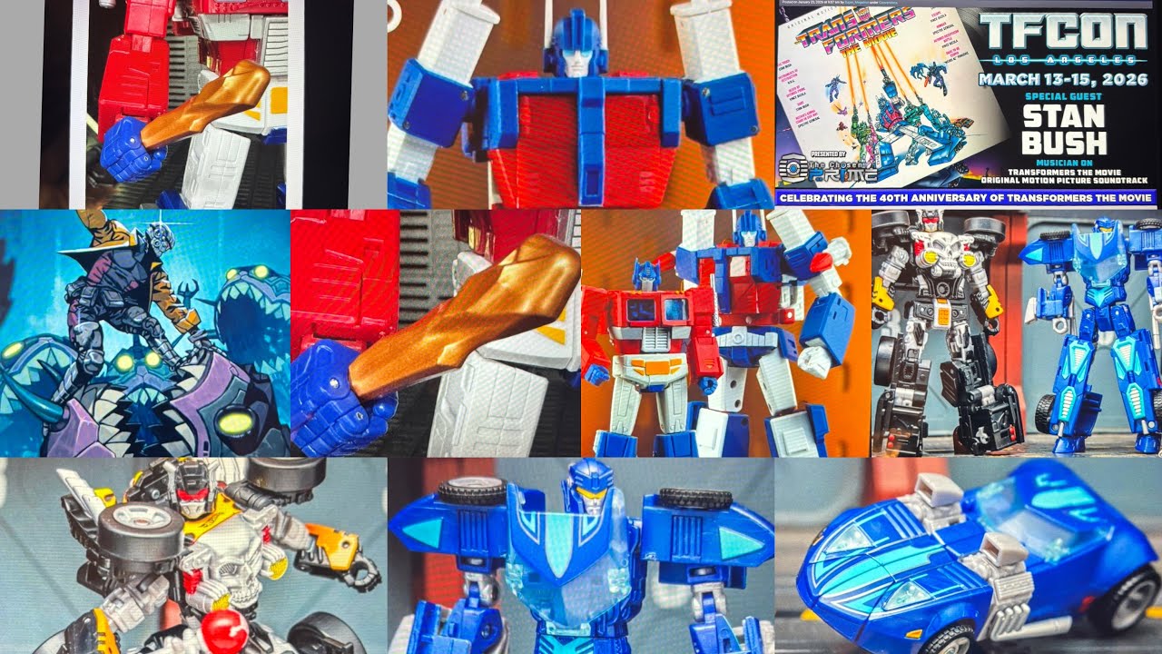transformers studio series 86 battle damage Optimus prime & Tfcon news. Hot wheels collab new images