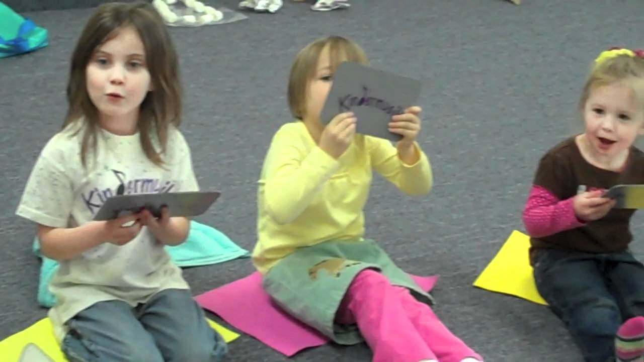 Preschool music class - finding your vocal skills