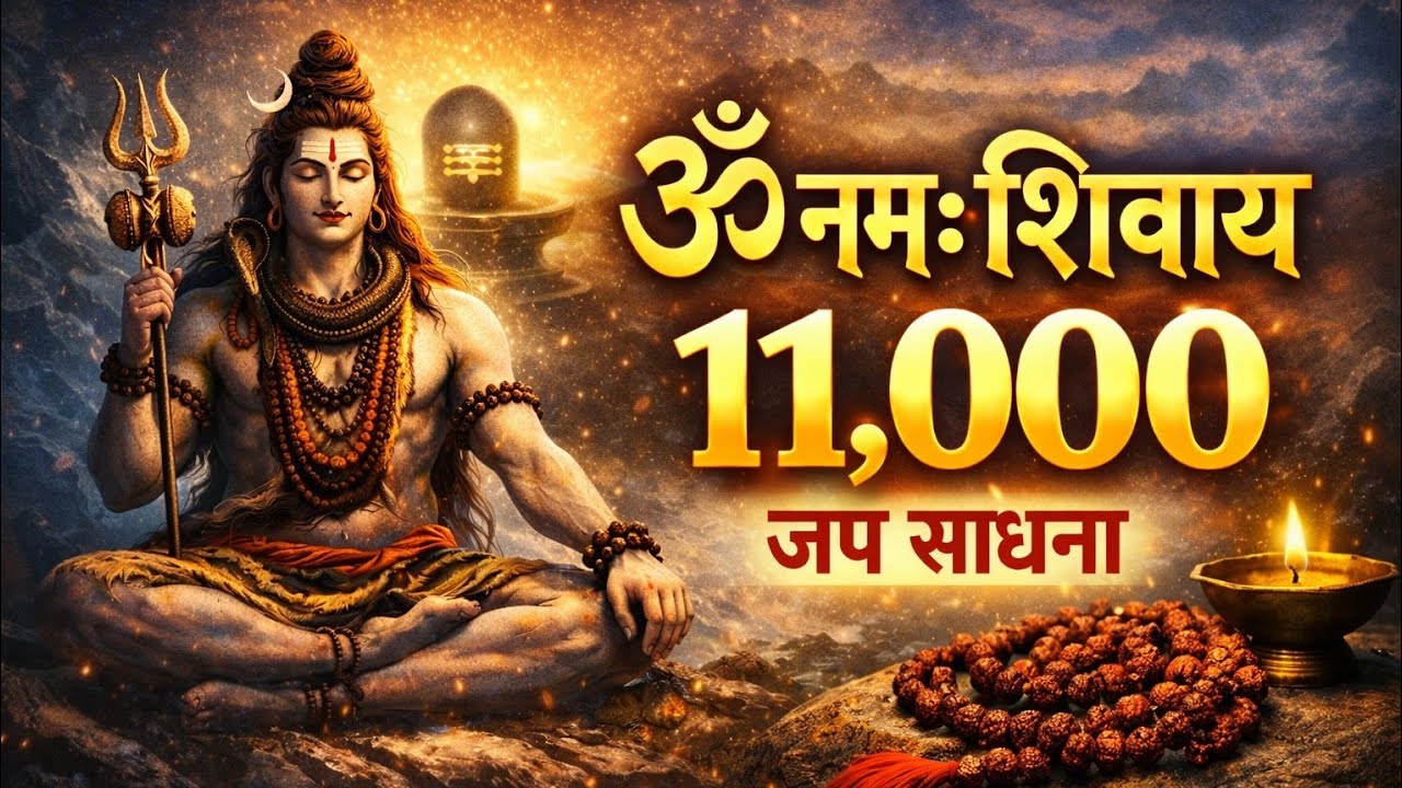 ॐ नमः शिवाय 11000 जप | सबसे शक्तिशाली शिव मंत्र | Lord Shiva Mantra | Most Powerful Shiva Mantra 🔱🙏