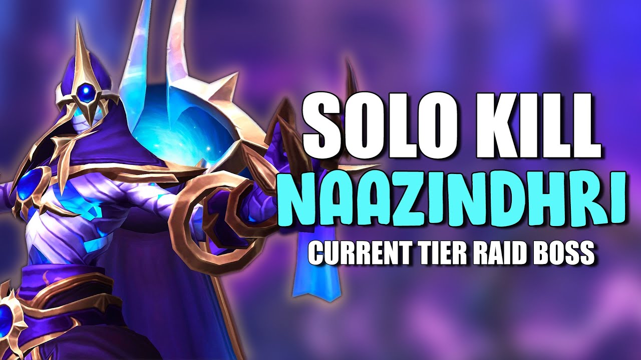 Убийство Наазиндхри из Soulbinder в одиночку (скорость передвижения 450%)