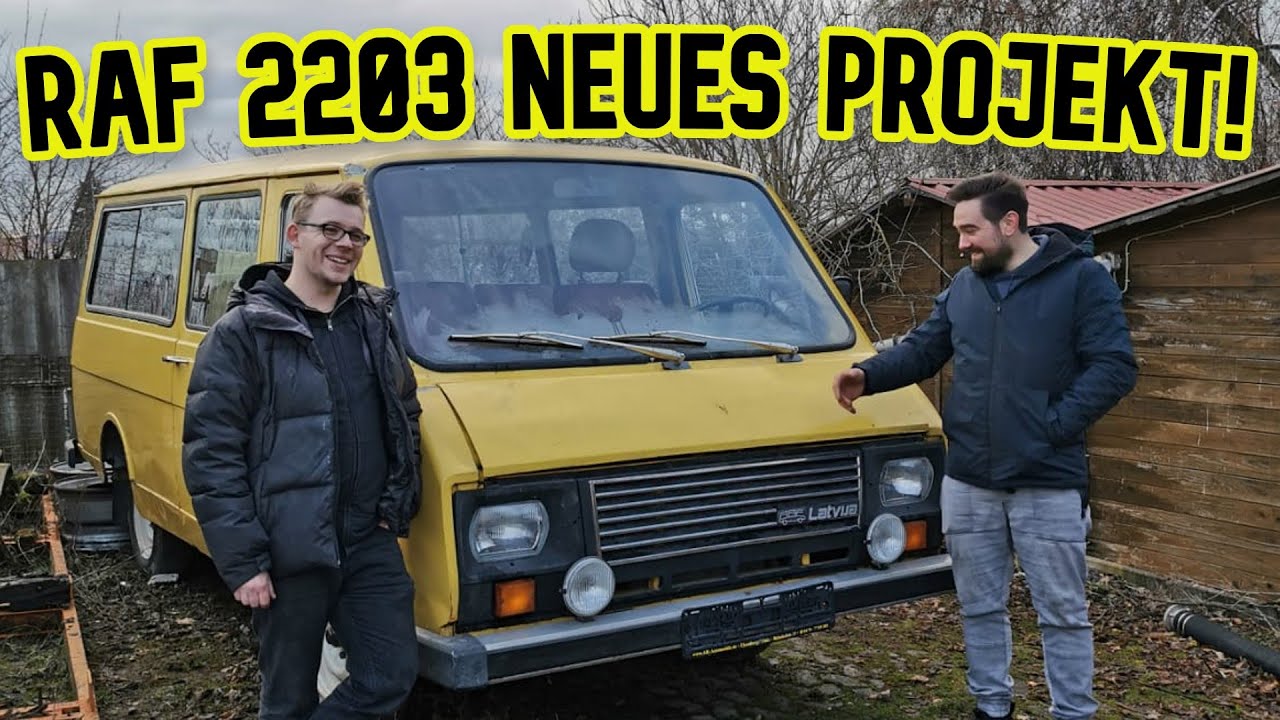 RAF 2203 gekauft - Der VW-Bus der Sowjetunion (РАФ-2203 Латвия)