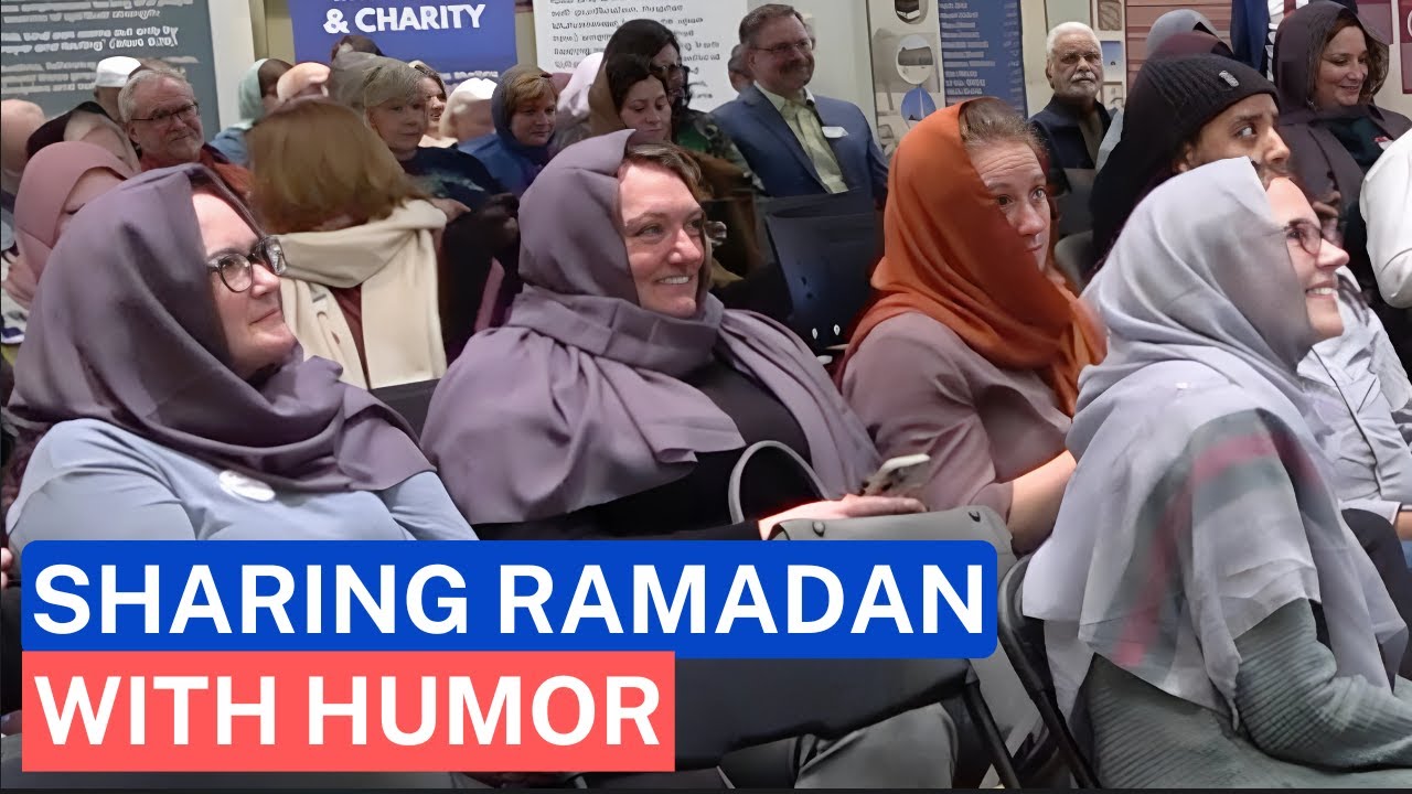 Visitors Laugh & Learn About Ramadan at Mosque