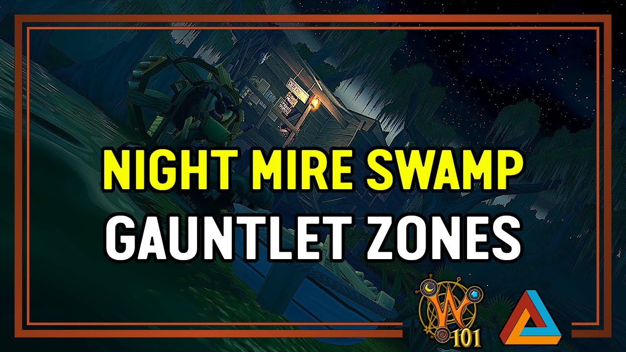 Wizard101: Gauntlet Zones | Night Mire Swamp Showcase