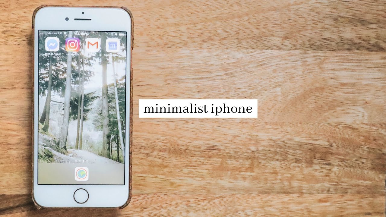 minimalist phone setup ~ digital declutter