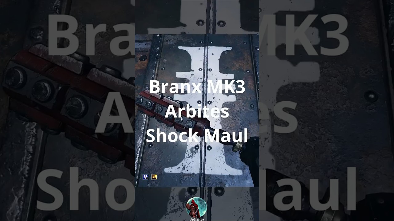 Микроурок по MK3 Branx Arbites Shock Maul #darktide #gaming