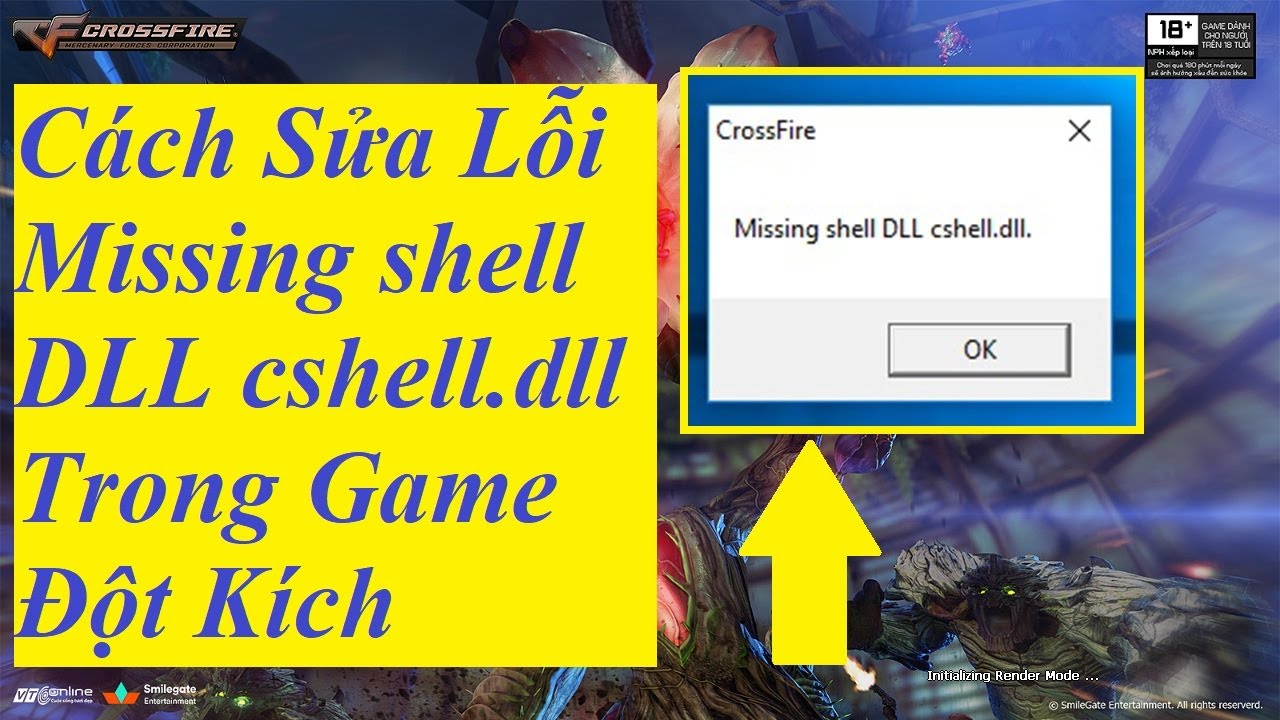 Hướng Dẫn Sửa Lỗi Missing Shell DLL  Trong Game Đột Kích - Crossfire || EXP TinVu