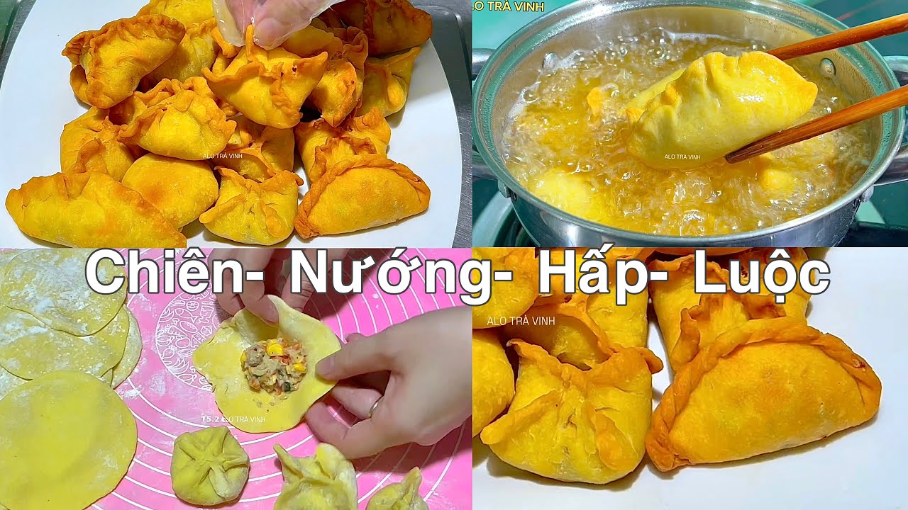 Chỉ 1 Công Thức Làm Bánh Bột Mì K Men, K Ủ, Loại Nào Cũng Ngon- Crispy fried dumplings