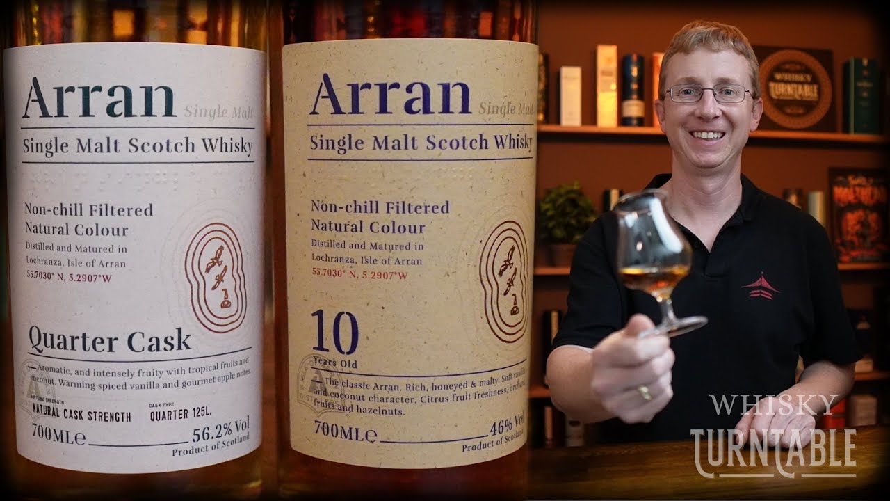 Arran - 10 Jahre 46 % Vol. vs. Quarter Cask 