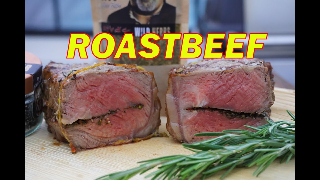 Perfektes Roastbeef - gefüllt vom Grill