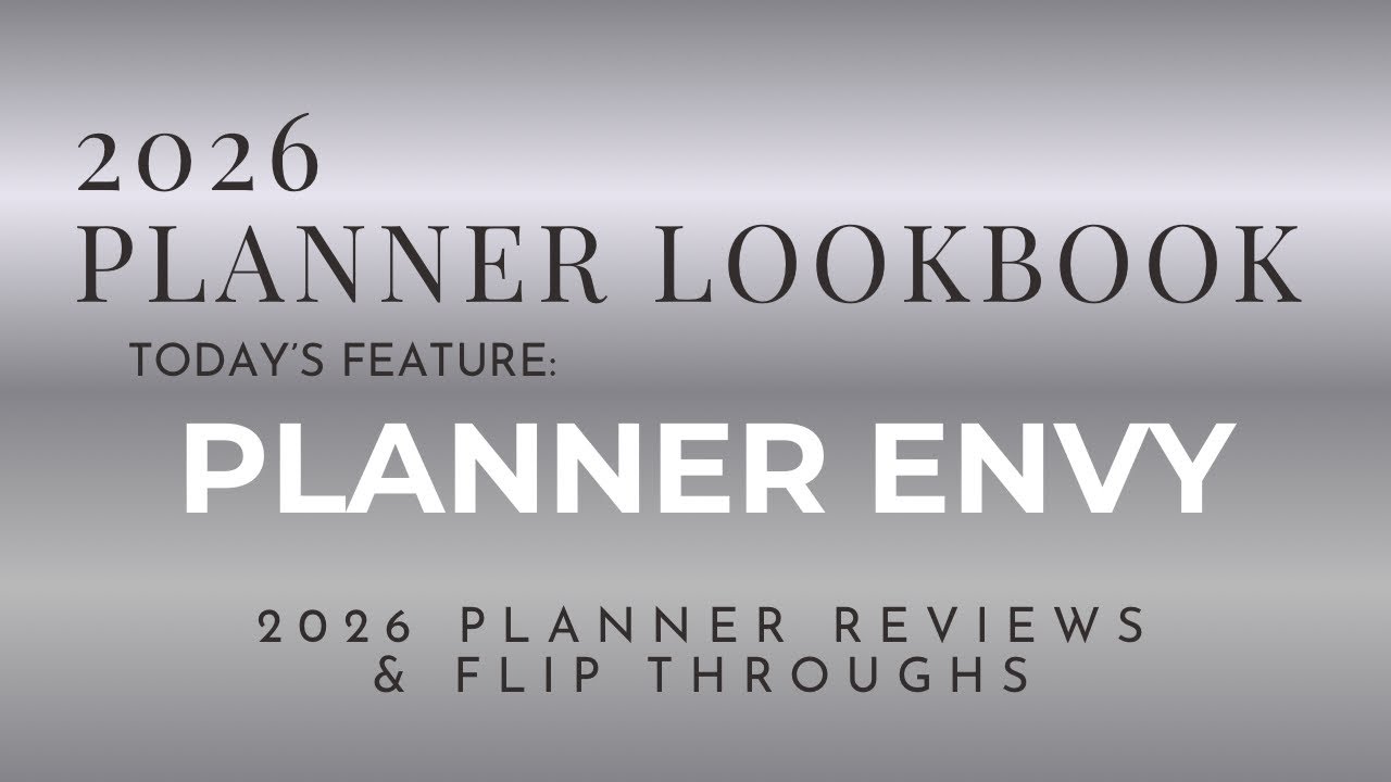 2026 Planner Reviews: Planner Envy Signature Layout
