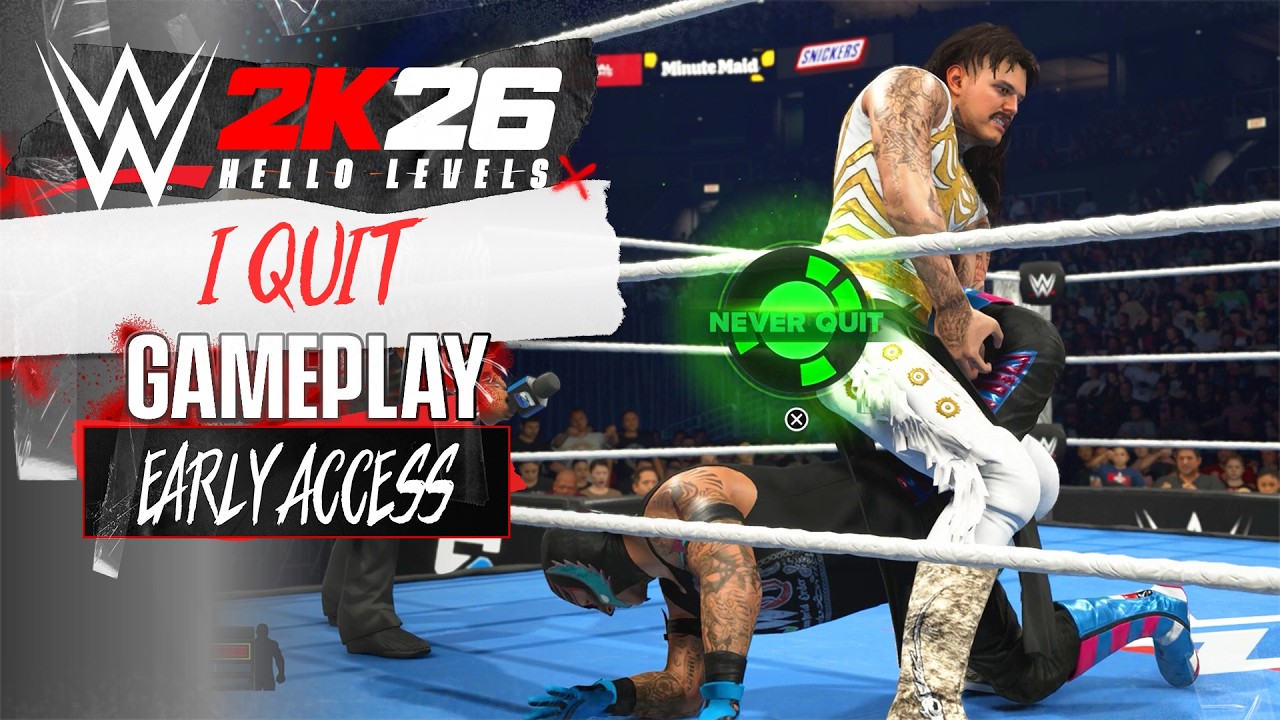 WWE 2K26 I QUIT Match - Rey Mysterio vs Dominik Mysterio - Early Access - PS5 Pro Gameplay