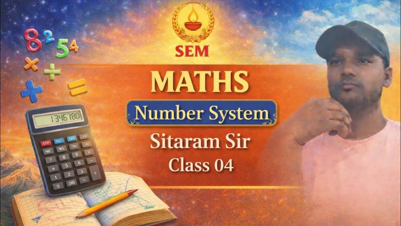Sarswaticlasses maths class-04 number system SSC GD, MTS, rrb, delhi police sitaram Sir 